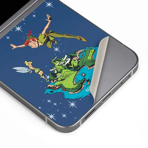 Disney Peter Pan and Tinker Bell in Neverland Galaxy Z Flip6 Skin